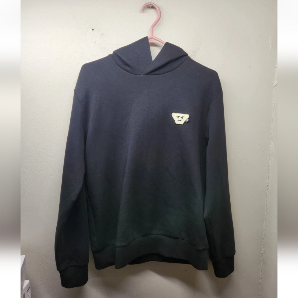Armani hoodie interchangeable patch 6H1MR4 1JHSZ Small Black Rare Limited